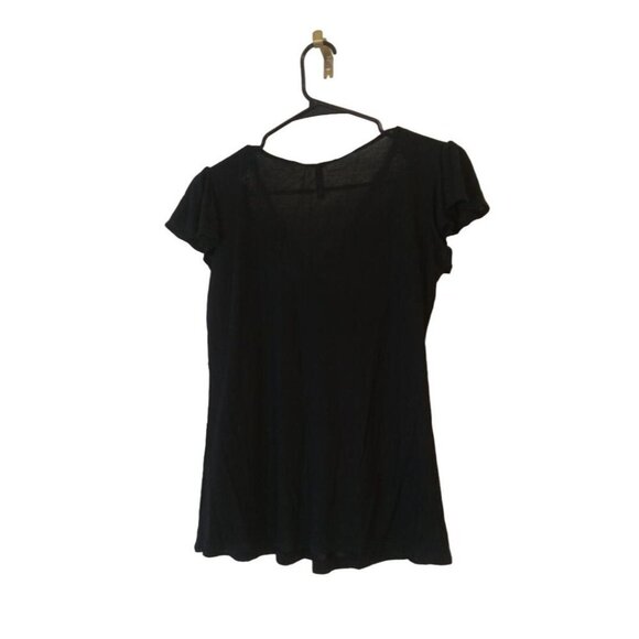 Full Tilt Top Girls Size Large Black Neckline Design Has Small Hole In Front - Picture 3 of 5